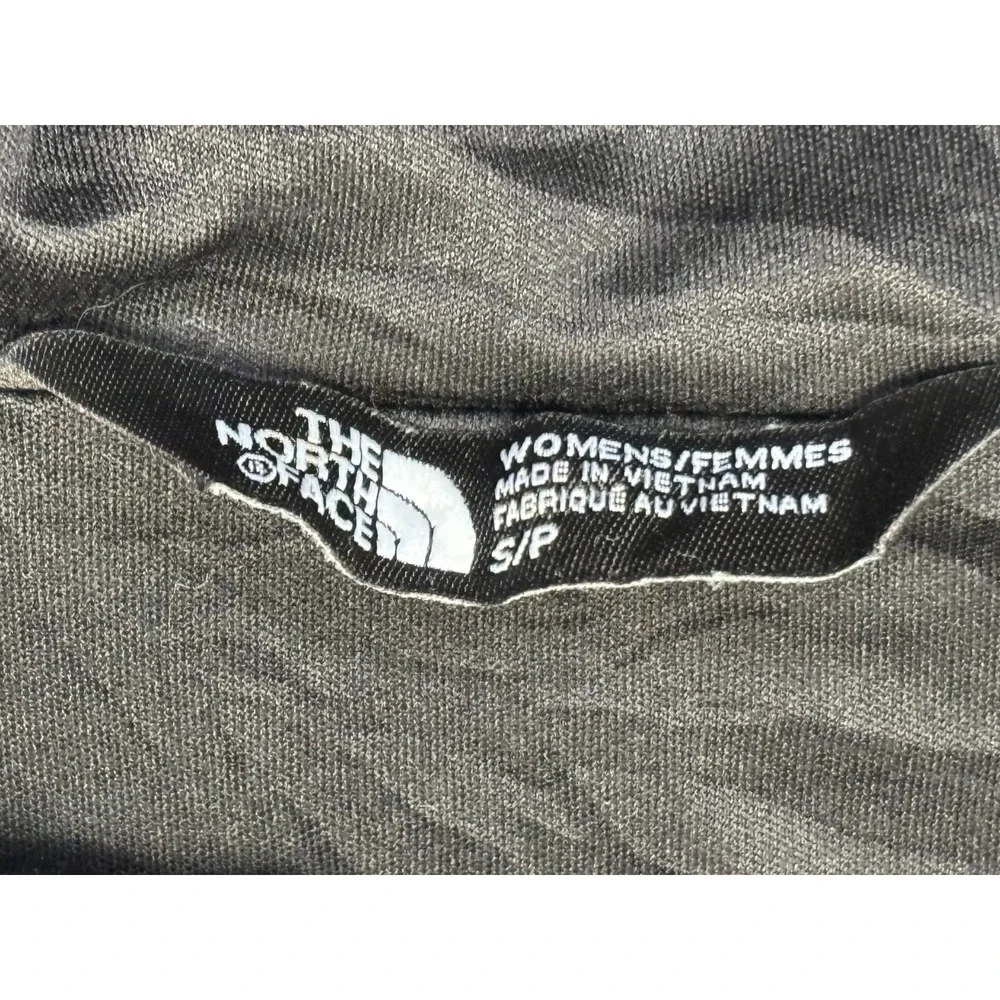 The North Face Half Dome Quilted Pullover Hoodie Womens Gray Lined Pockets Small